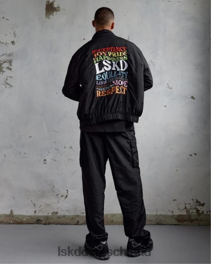 unisex LSKD Amplify Bomberjacke – Schwarz Bekleidung VD2NLV494 unisex LSKD Amplify Bomberjacke – Schwarz Bekleidung VD2NLV494